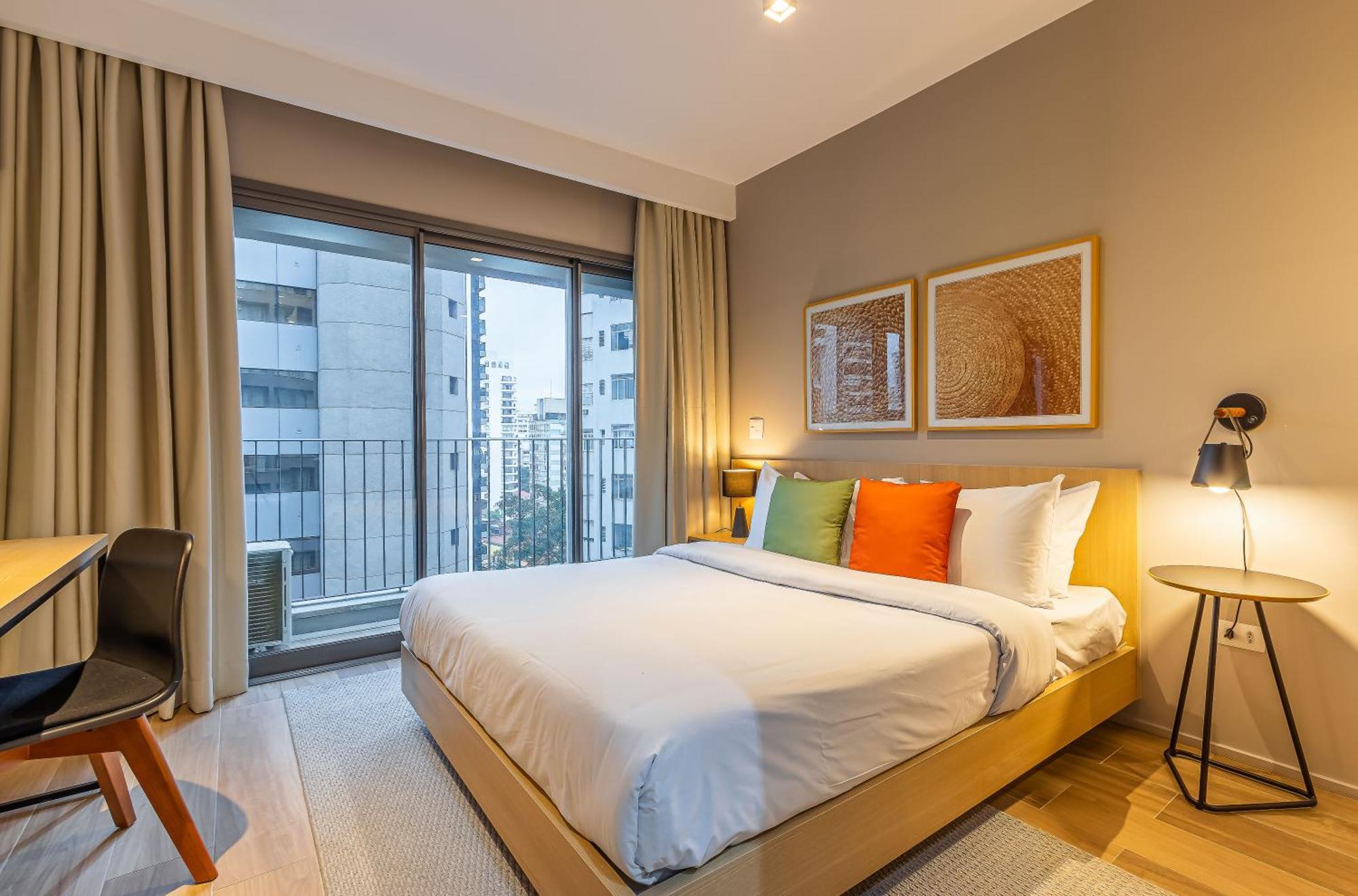 Apartamentos Proximos Ao Masp E A Metros Da Estacao Consolacao E Avenida Paulista - Next Haddock Сан-Паулу Номер фото